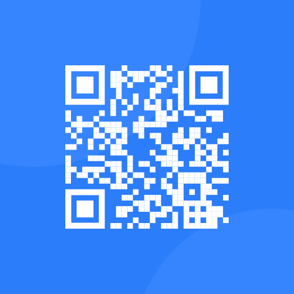 QR code pointing to frontmetor.io